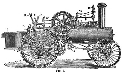 Steam Traction Engine (Flywheel Side)